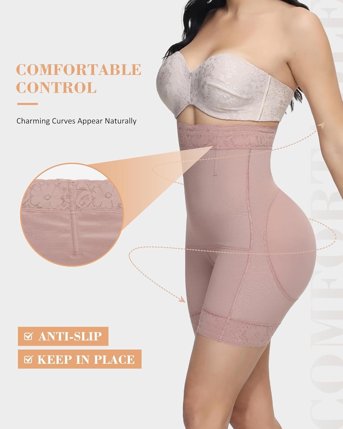 Vibecurve® High Waist Tummy Tuck Buttocks Shaping Shorts
