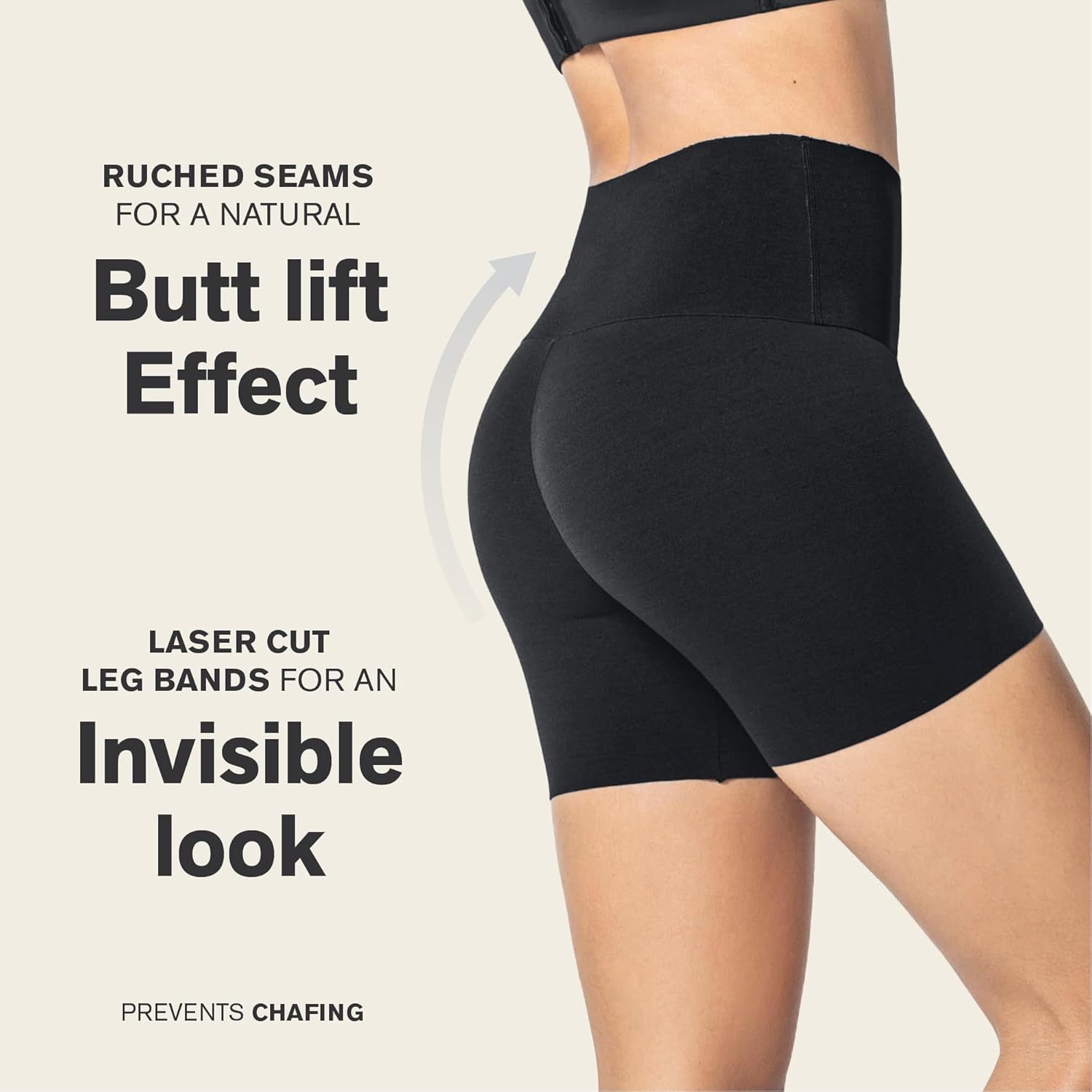 Vibecurve® Seamless Shorts for Women - High Waisted Shapewear Tummy Control