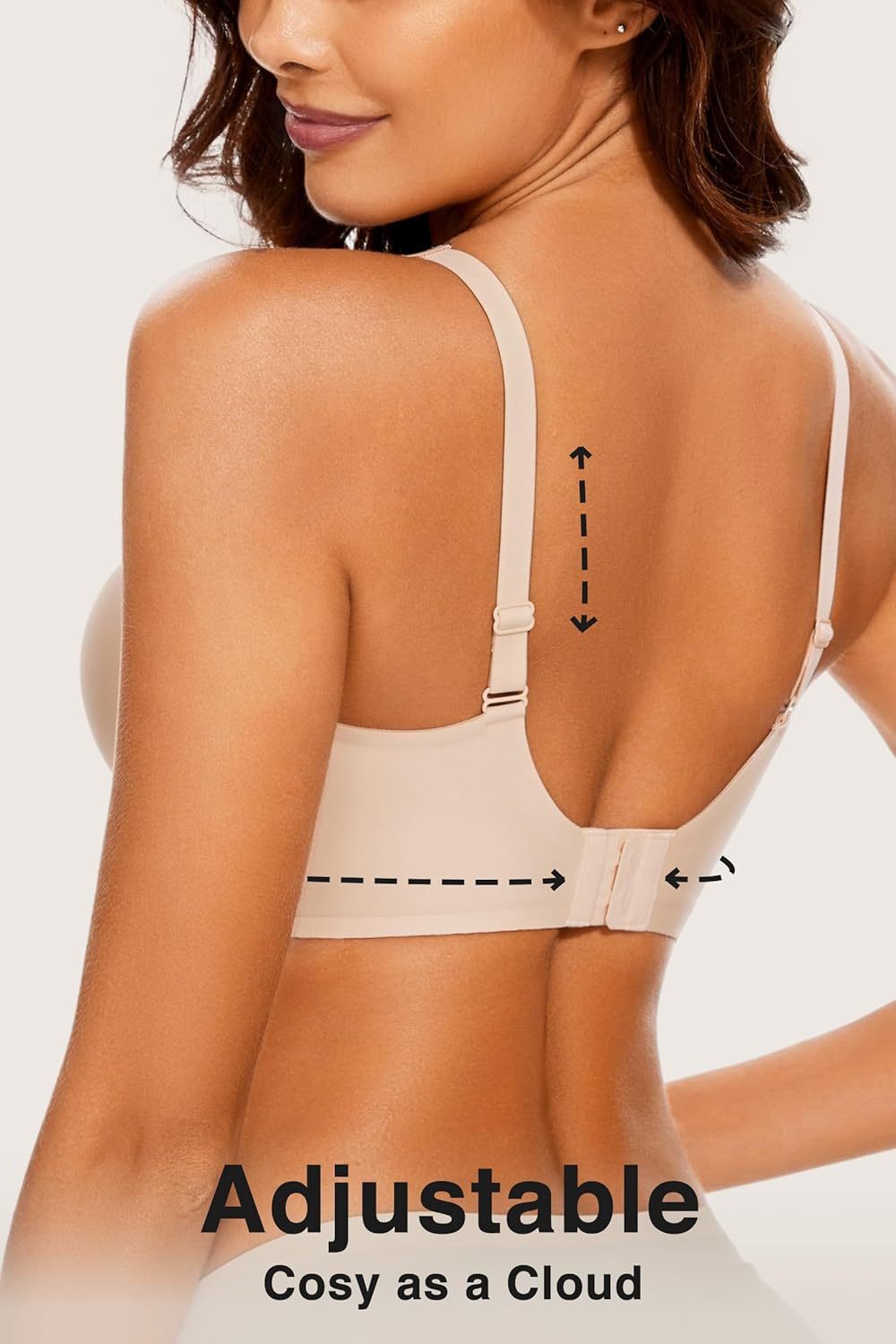 Vibecurve® Barely Zero Fixed Cup Wavy Bra