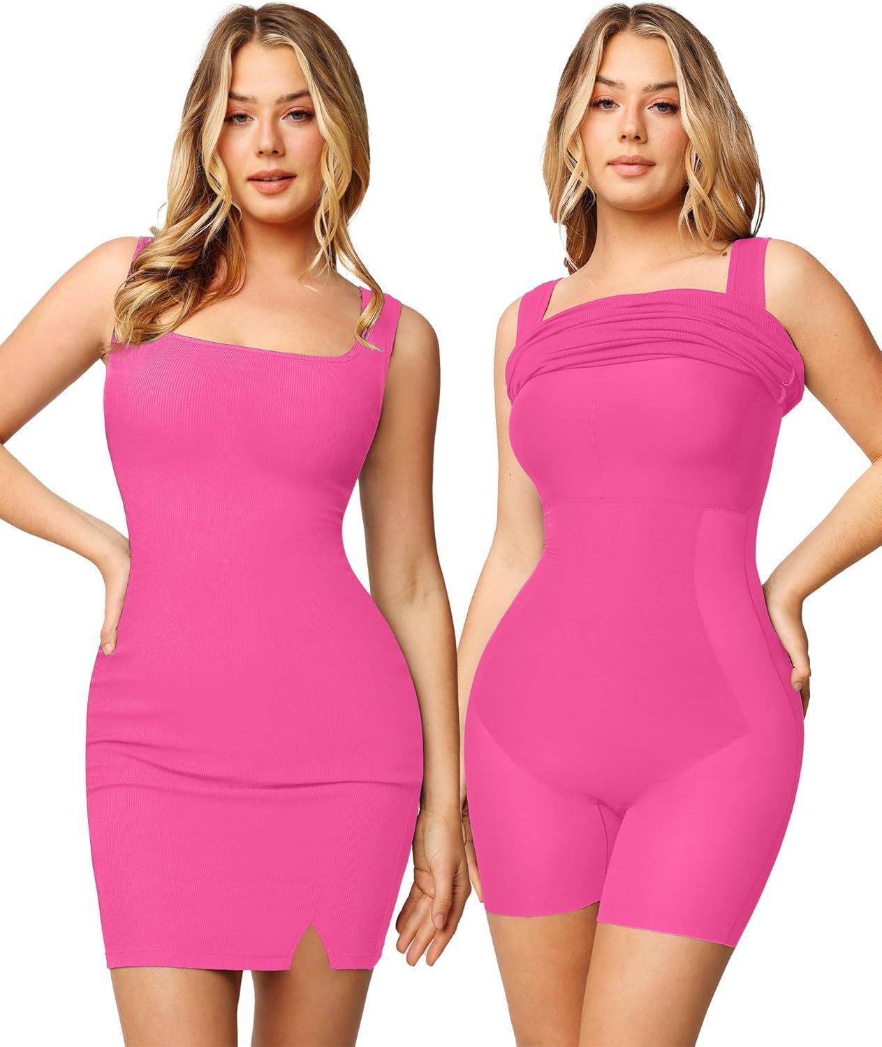 Vibecurve® Shapewear Modal Sculpting Mini Tank Dress