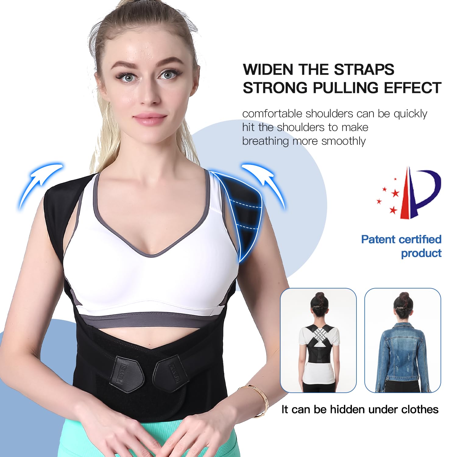 Vibecurve® Back Brace Posture Corrective Vest Waisttrainer