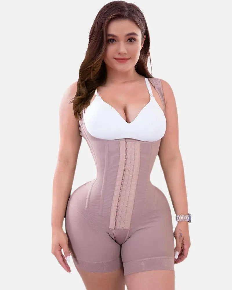 Vibecurve® Firming Compression Compression Shapewear Adjustable Body With Hook Eye Buckle