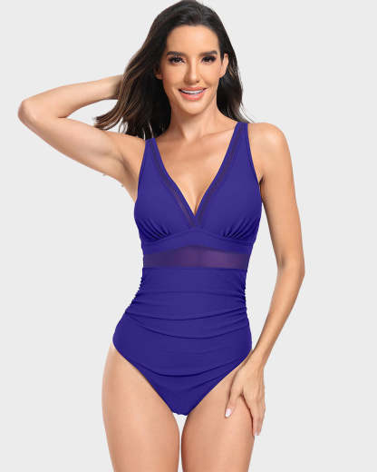 Vibecurve® Sexy Mesh Tummy Control Swimsuit