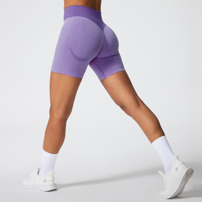 Vibecurve®Seamless Knit Running Yoga Shorts