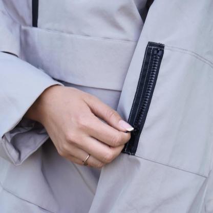 Vibecurve® StormTex Waterproof Oversized Fall Hoodie Coat