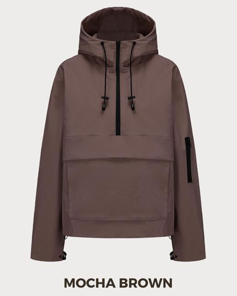 Vibecurve® StormTex Waterproof Oversized Fall Hoodie Coat