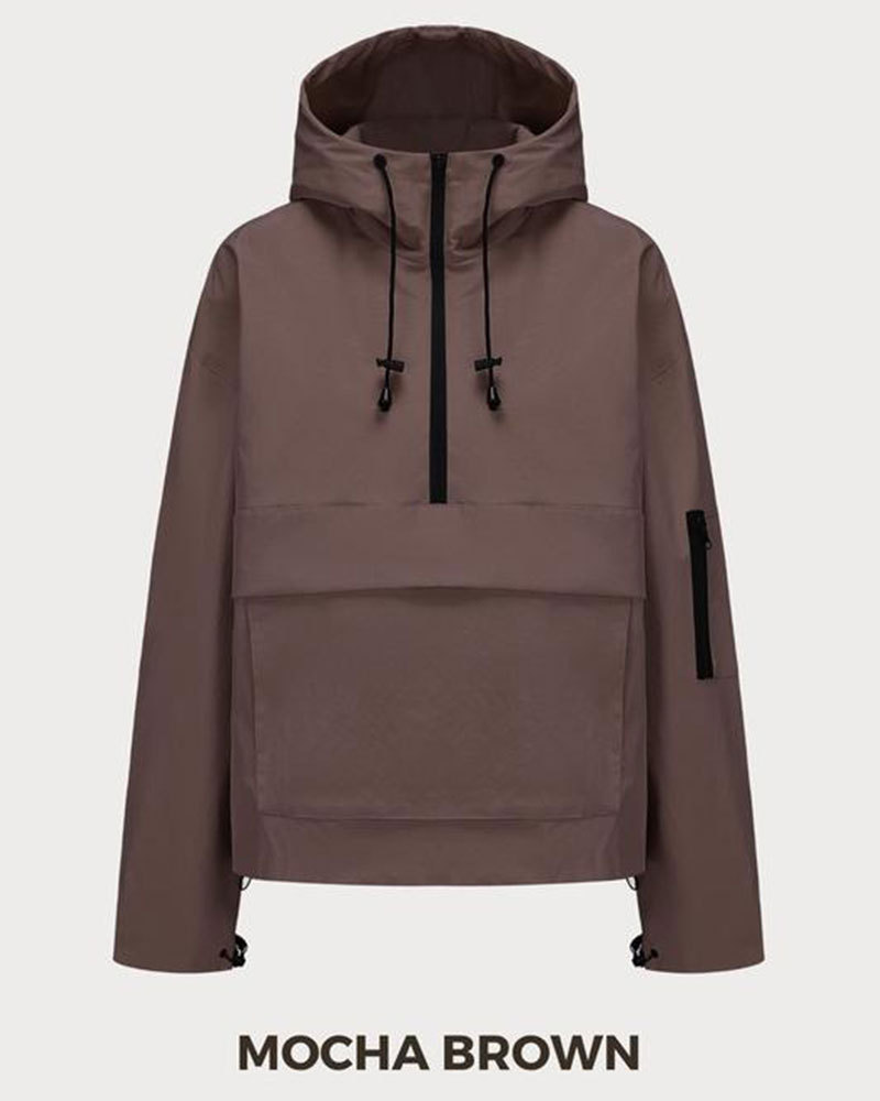 Vibecurve® StormTex Waterproof Oversized Fall Hoodie Coat