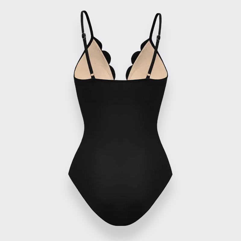 Vibecurve® Flower Hollow One Piece Swimsuit and Skirt