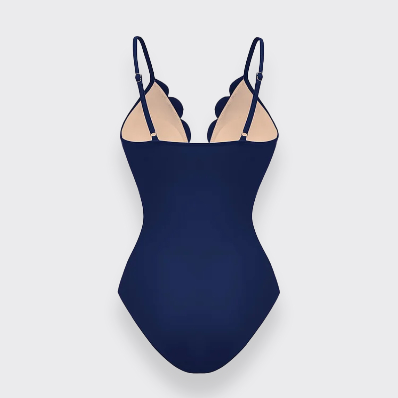 Vibecurve® Flower Hollow One Piece Swimsuit and Skirt