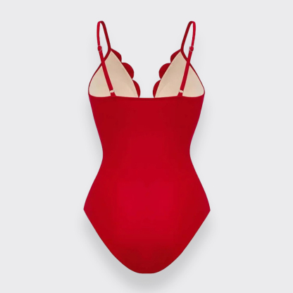 Vibecurve® Flower Hollow One Piece Swimsuit and Skirt