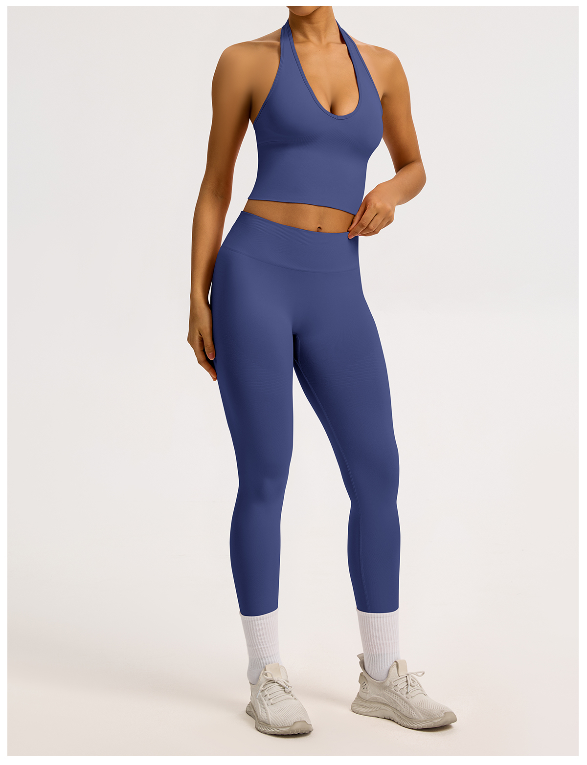 Vibecurve® Breathable Back-Enhancing Halterneck Yoga Bra