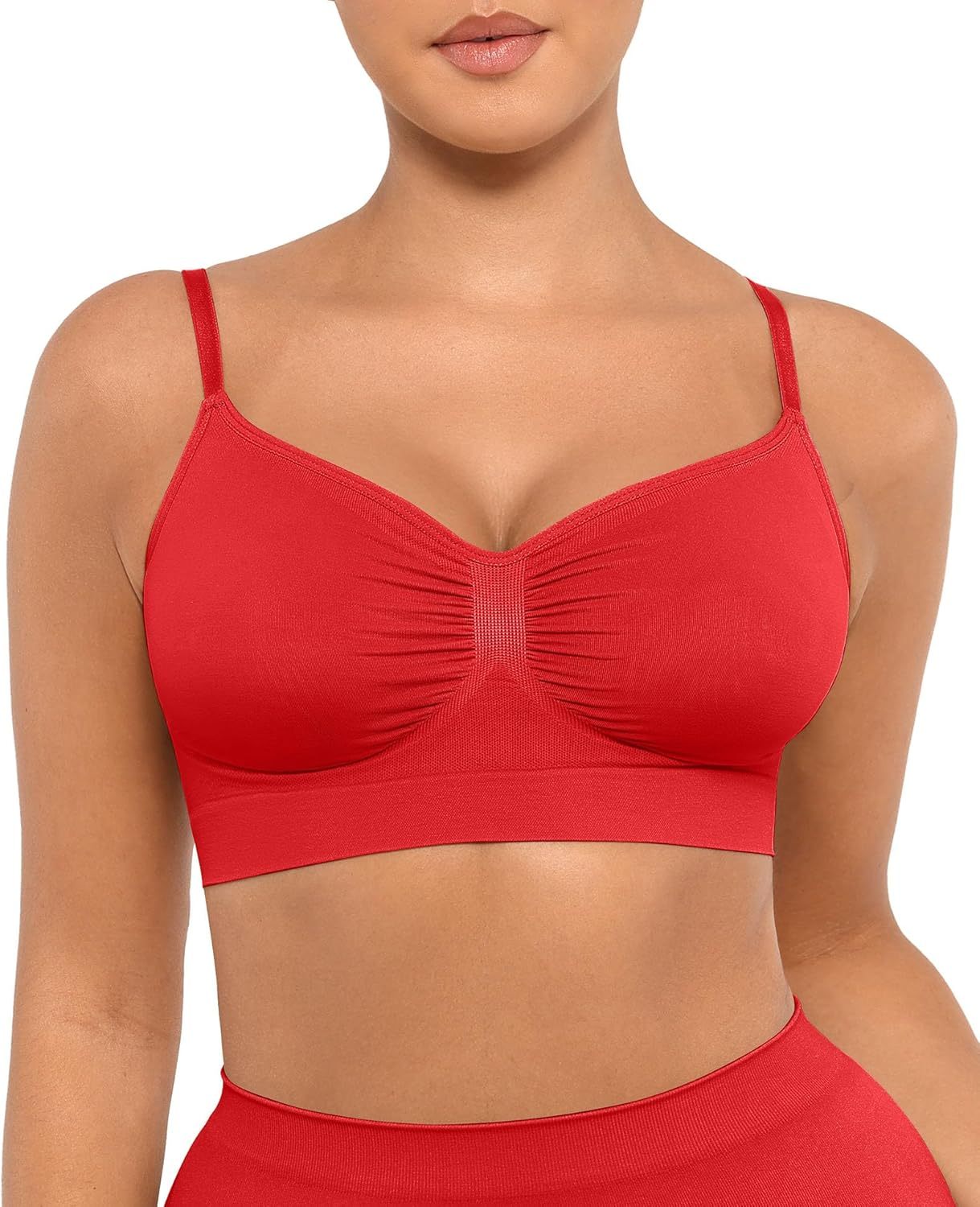 Vibecurve® Bralettes for Women with Support Comfortable Bras No Underwire Seamless Everyday Bras