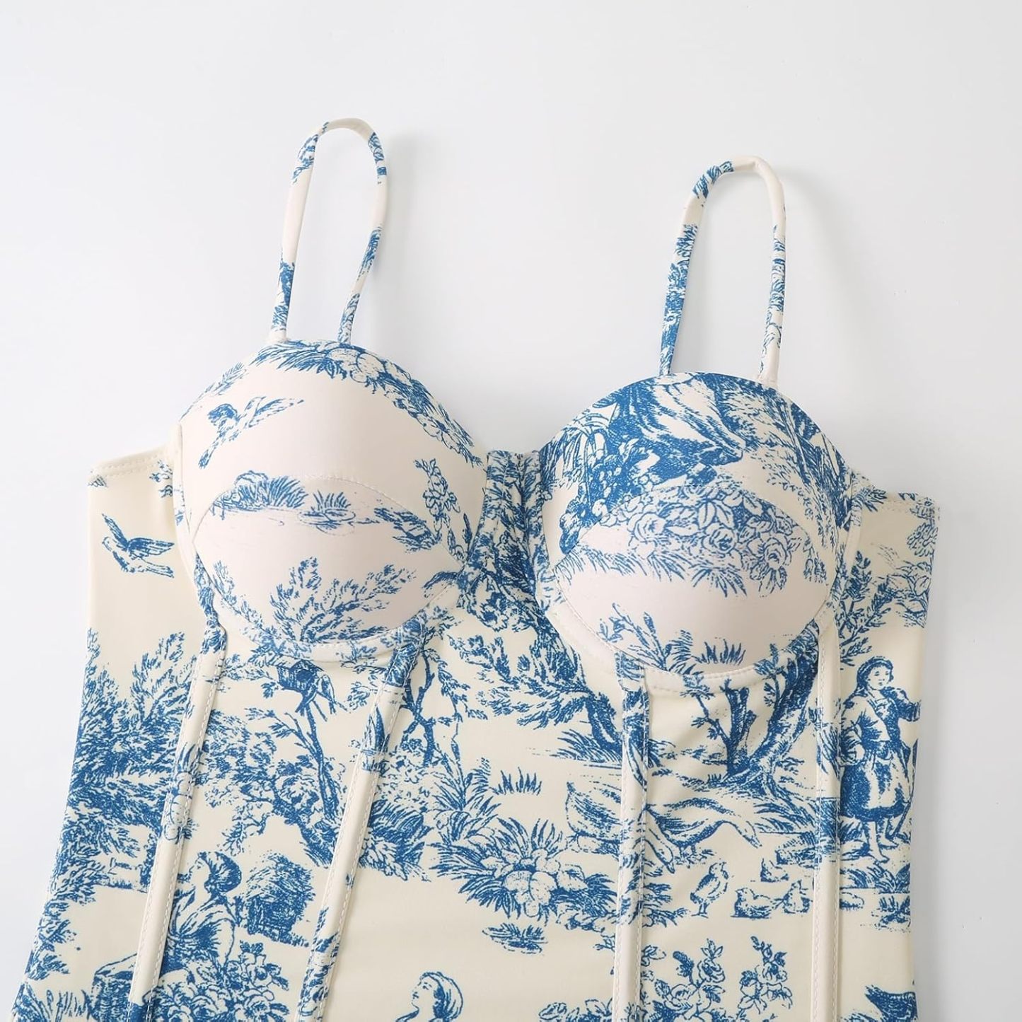 Vibecurve® Pool Party Outfits for Women Swimsuit with Skirt Retro Swimsuit Hawaiian Outfits Beachwear Outfits Bikini Cover Up