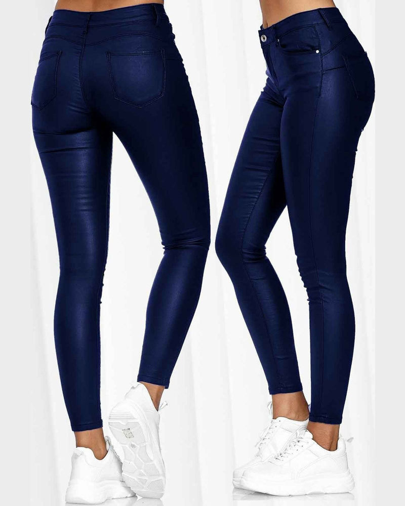 Vibecurve®Women's High Waist Slimming Eco-Leather Pants