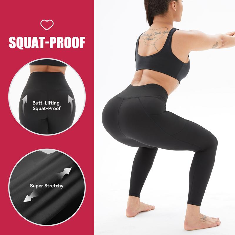 Vibecurve®  High Waisted Fleece Lined Leggings with Pockets