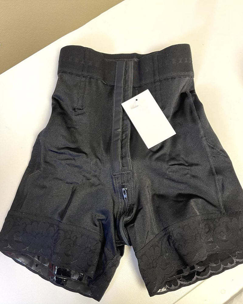 High-Waisted Booty Lift Shaper Shorts-curvy-faja