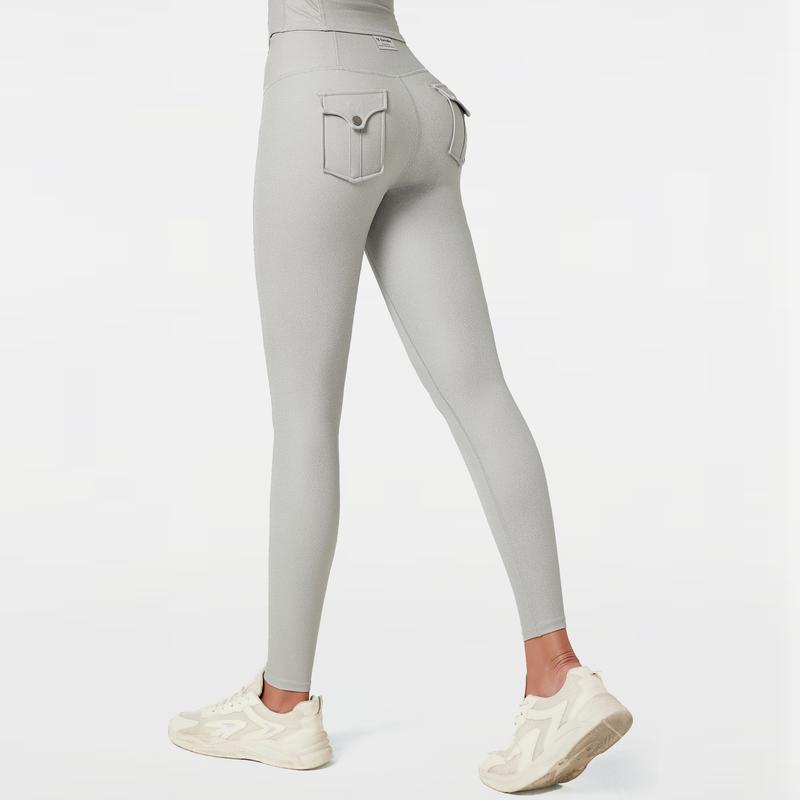 Vibecurve® Women’s Faux Leather Cargo Leggings