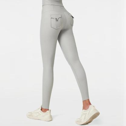 Vibecurve® Women’s Faux Leather Cargo Leggings