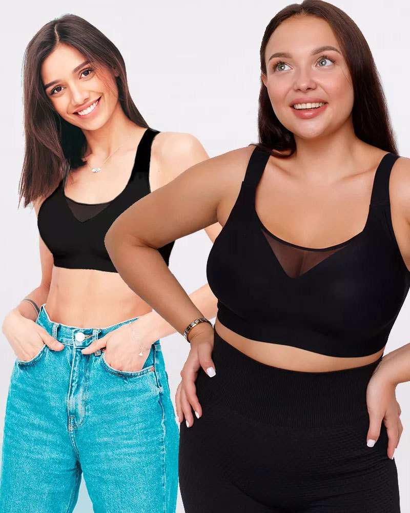 Vibecurve® Big Breasts Look Small Jelly Breast-Slimming No-Wire Bra