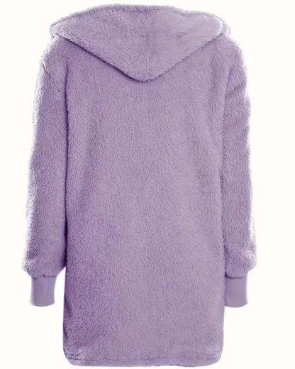 Vibecurve® Solid Color Plush Three-piece Pyjama Set, Fluffy Pajamas