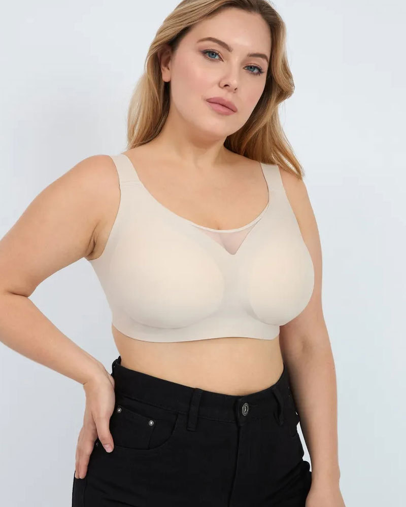 Vibecurve® Big Breasts Look Small Jelly Breast-Slimming No-Wire Bra