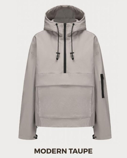 Vibecurve® StormTex Waterproof Oversized Fall Hoodie Coat