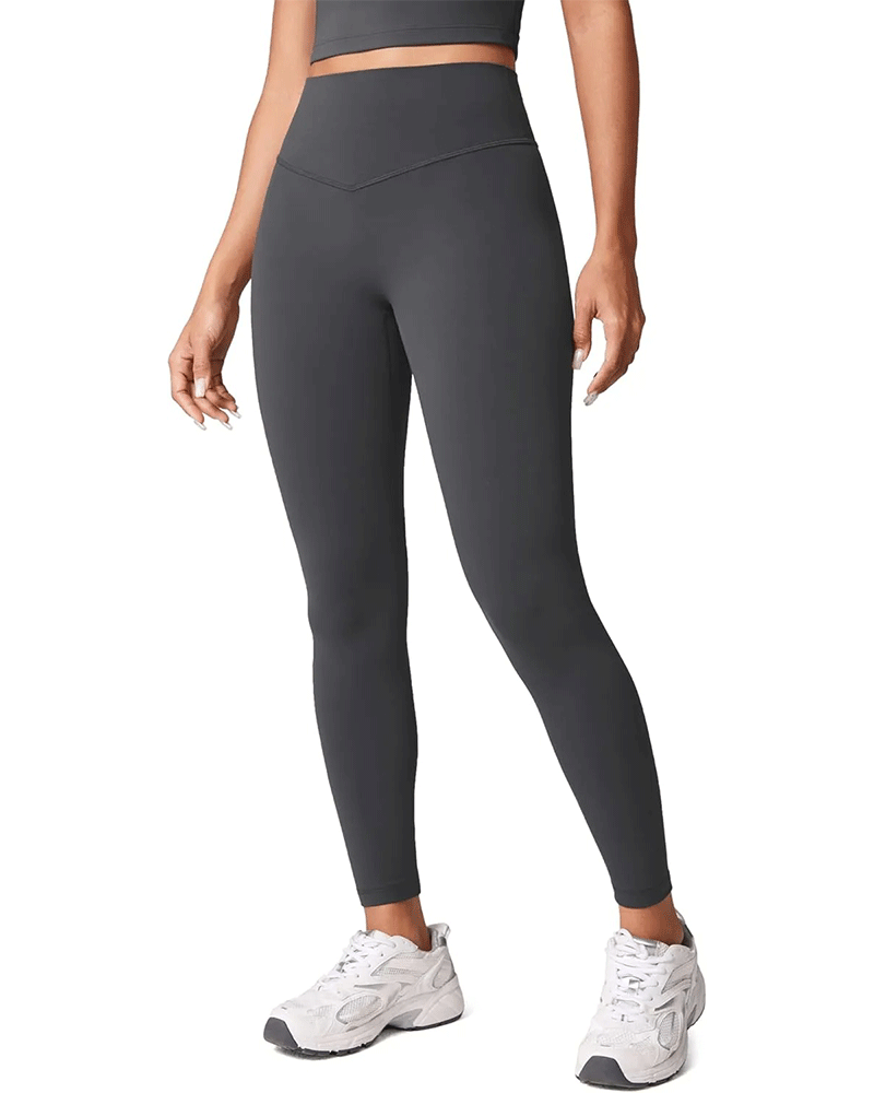 Vibecurve® No Front Seam High Waisted Workout Leggings for Women - 25''