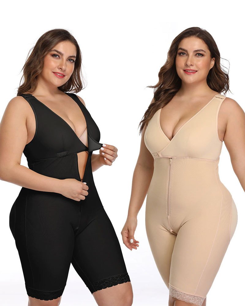 Vibecurve®Hip-Lifting Pants Jumpsuit Hip-Lifting Body Shaping Fat Women Plus Size Body Shaping Clothes