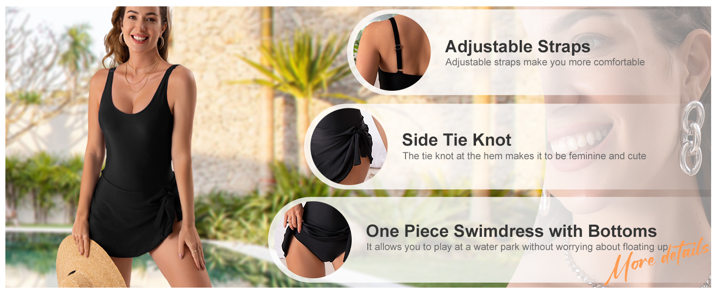 1 piece swimsuit for women