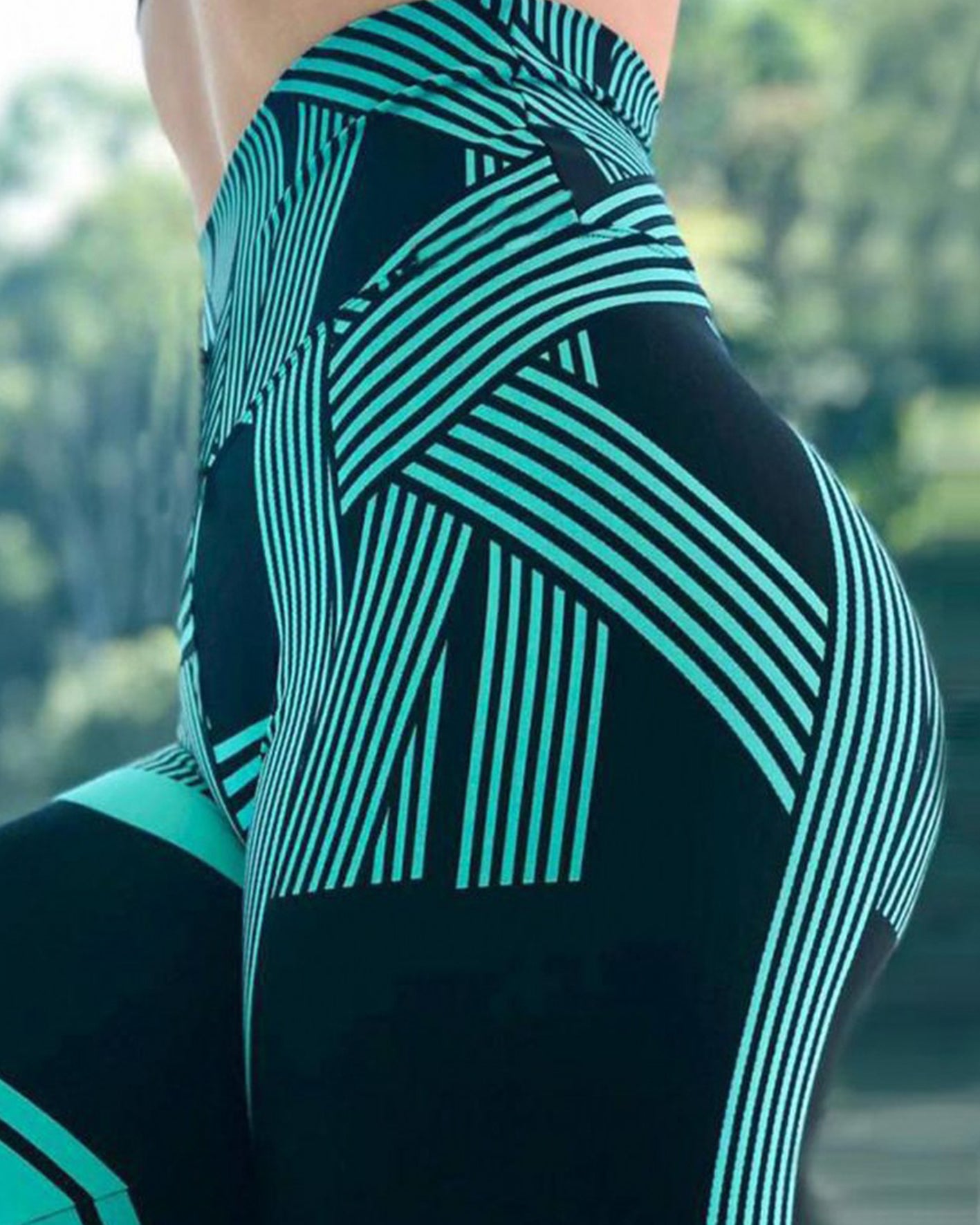 Vibecurve® Line Printed Yoga Pants