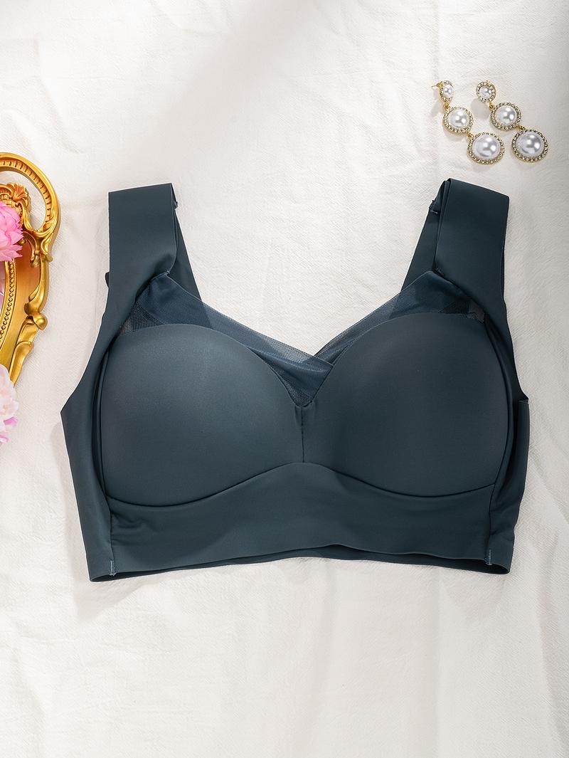 【5counts】Vibecurve® Seamless wireless push up bra backless no show invisible for women Minimalist Womenswear