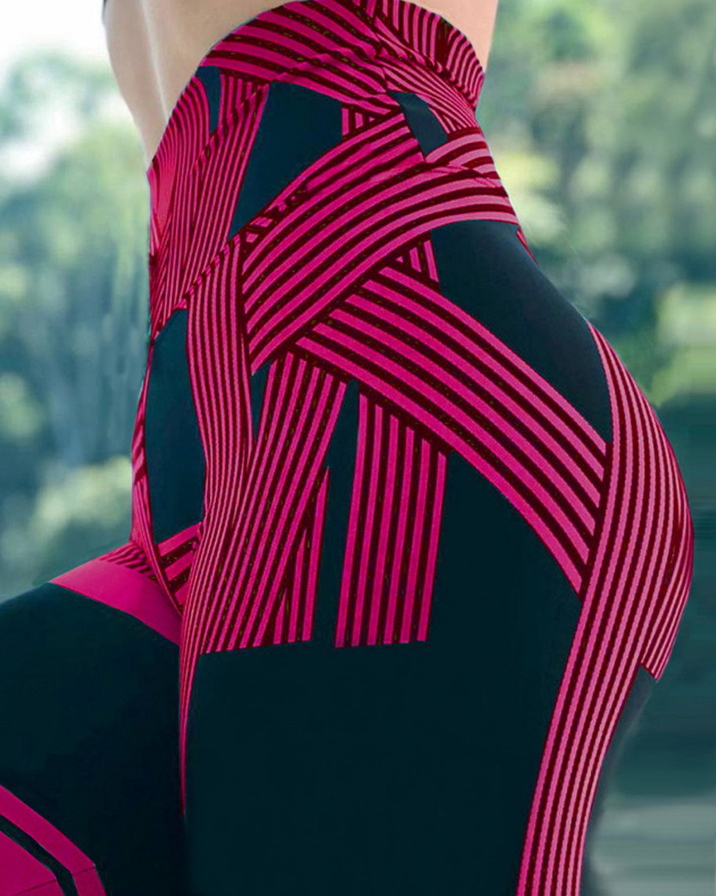 Vibecurve® Line Printed Yoga Pants