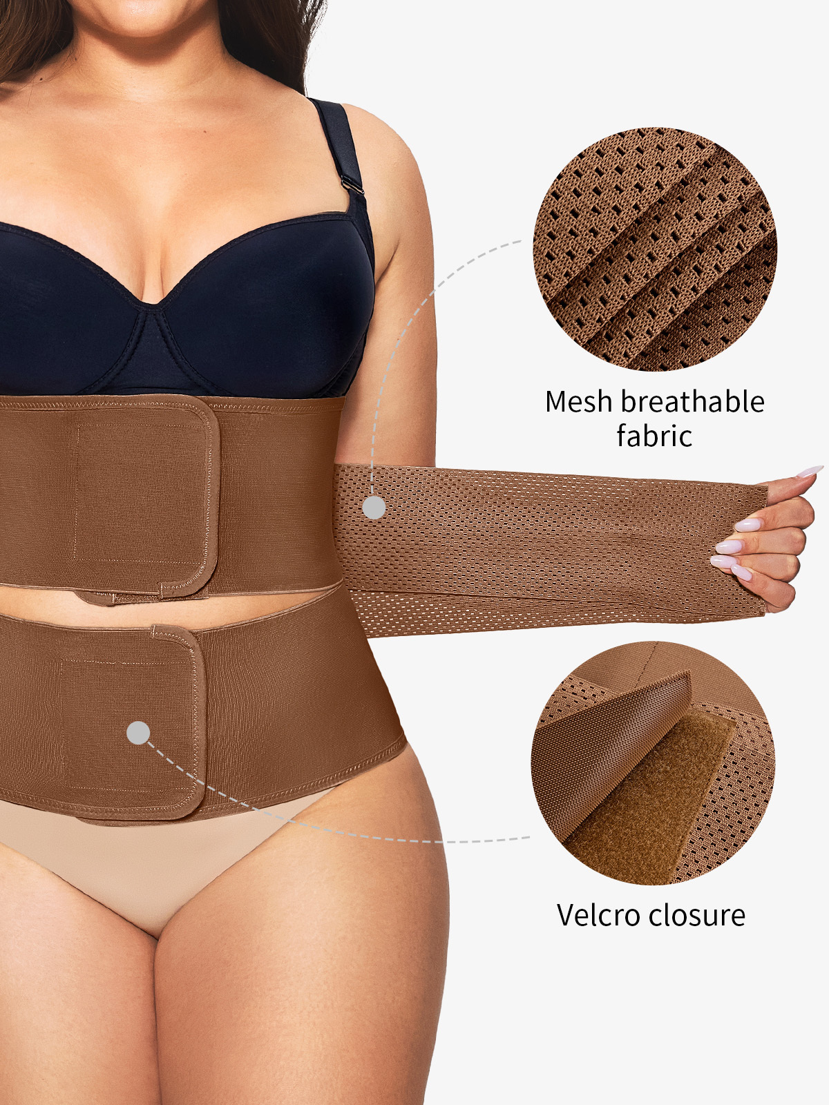 Vibecurve® Womens' Waist Trainer Tummy Control Waist Cincher Slim Body Shaper