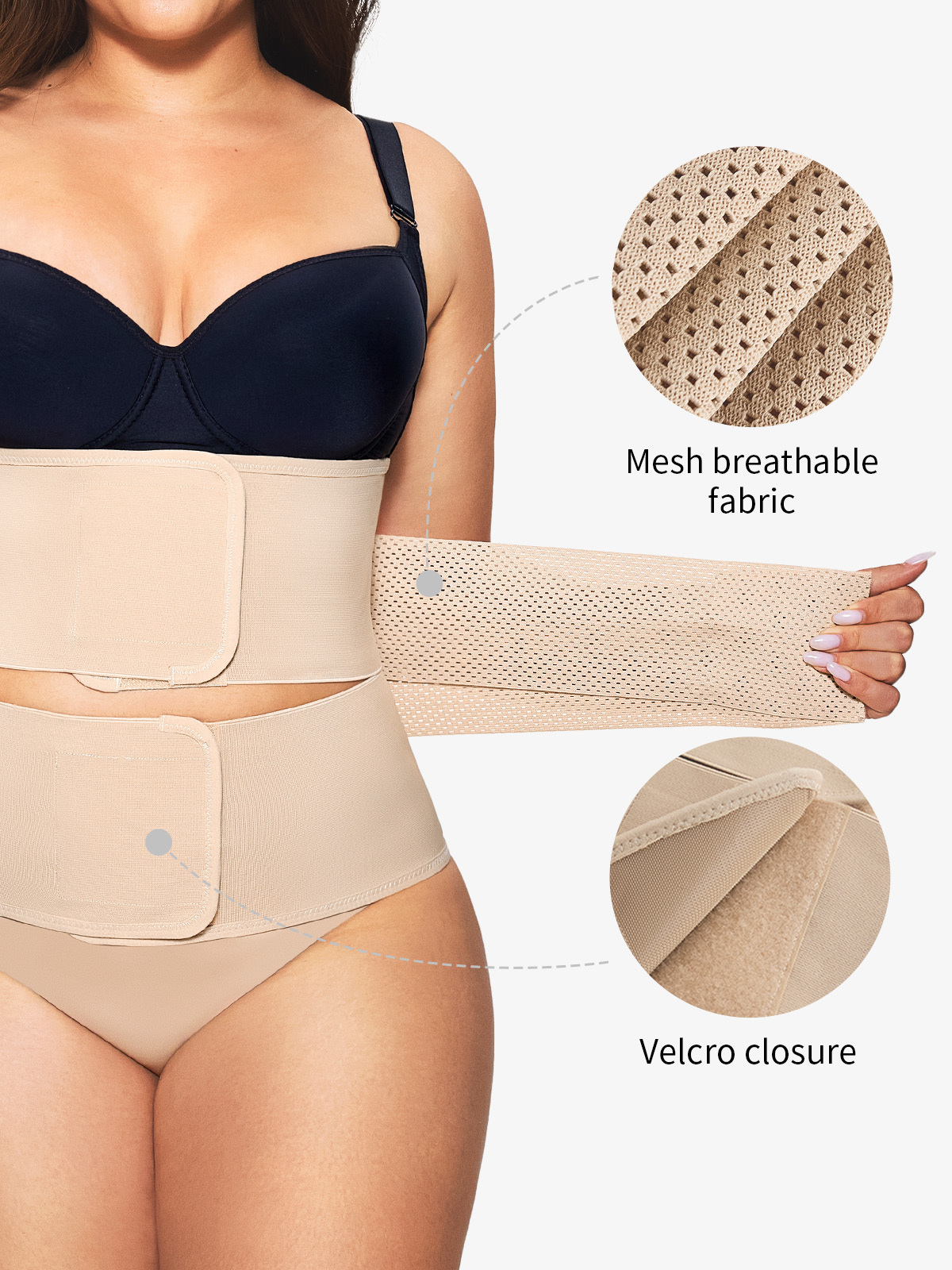 Vibecurve® Womens' Waist Trainer Tummy Control Waist Cincher Slim Body Shaper