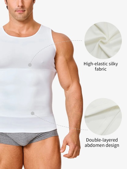 Vibecurve® Mens Slimming Body Shaper Vest