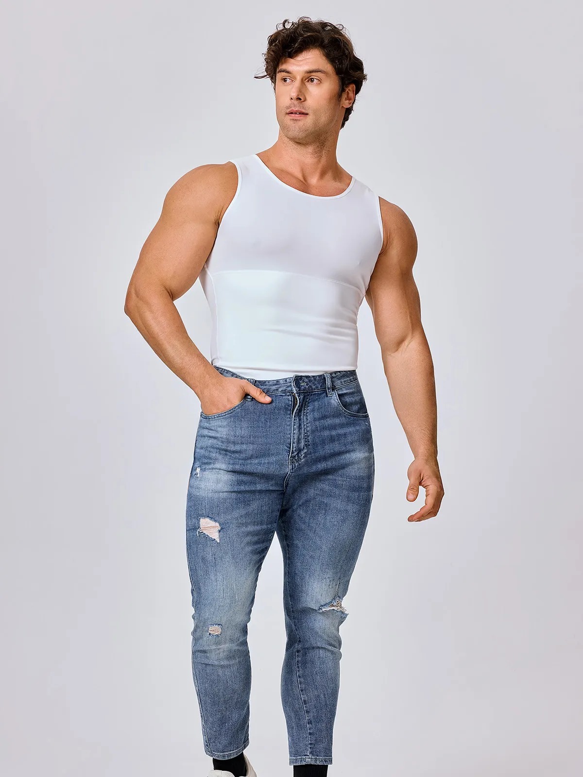 Vibecurve® Mens Slimming Body Shaper Vest