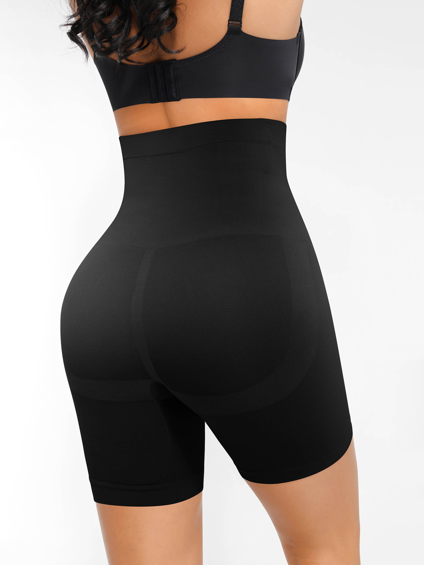 Vibecurve®High Waist Tummy Control Postpartum Belly Slimming Boyshort Seamless Fitness Sports Shorts