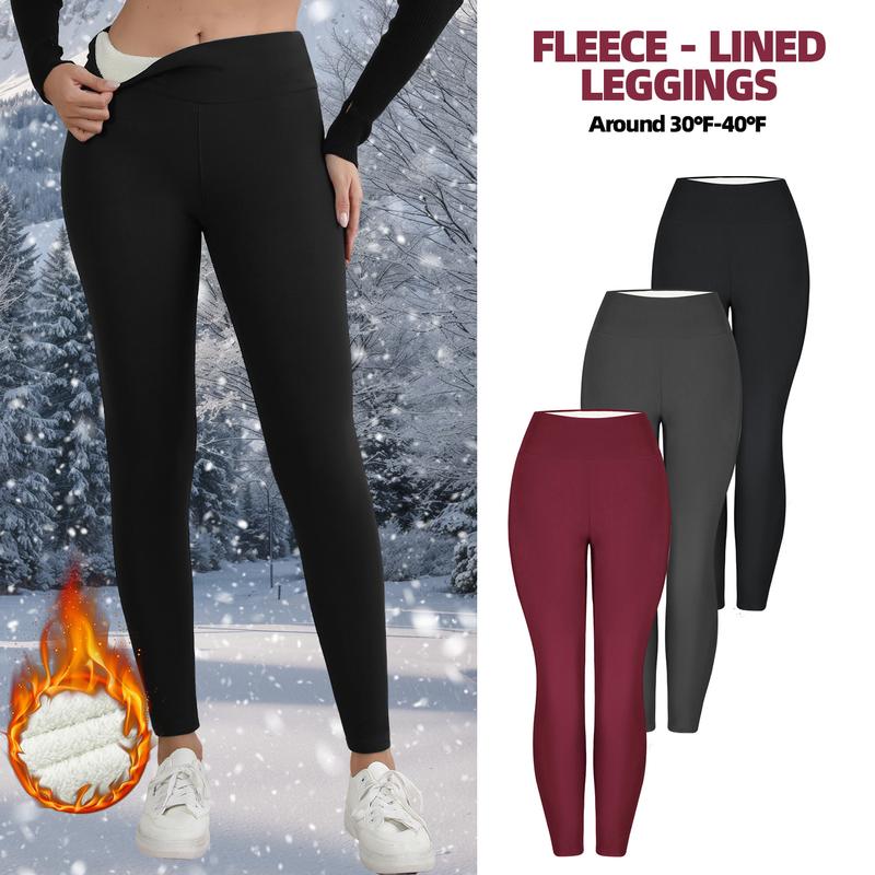 High Waist Thermal Fleece Leggings – Warm, Soft & Comfy for Winter