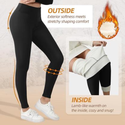 High Waist Thermal Fleece Leggings – Warm, Soft & Comfy for Winter