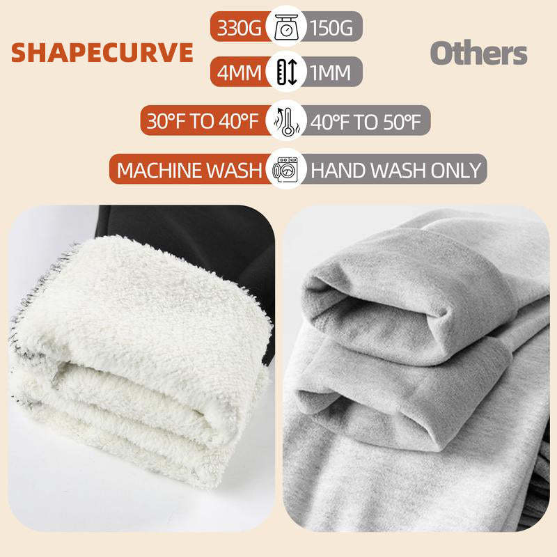 High Waist Thermal Fleece Leggings – Warm, Soft & Comfy for Winter