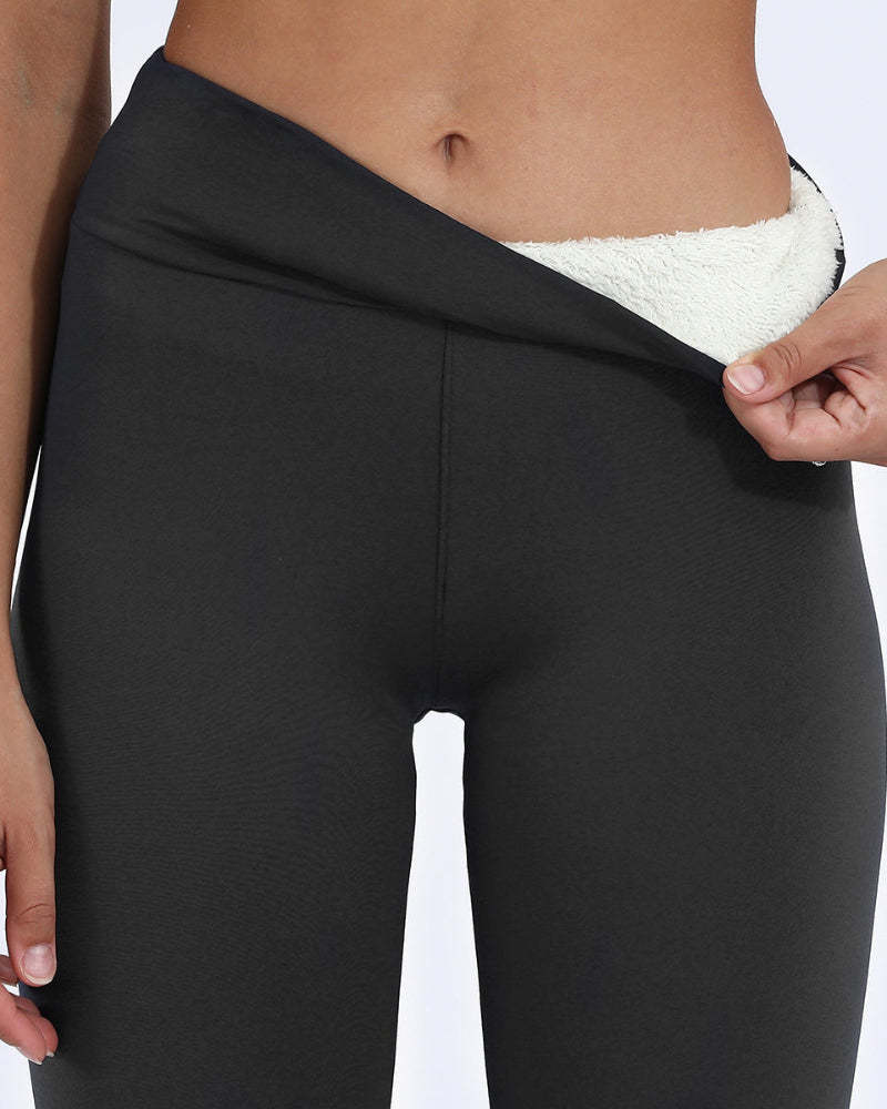 High Waist Thermal Fleece Leggings – Warm, Soft & Comfy for Winter