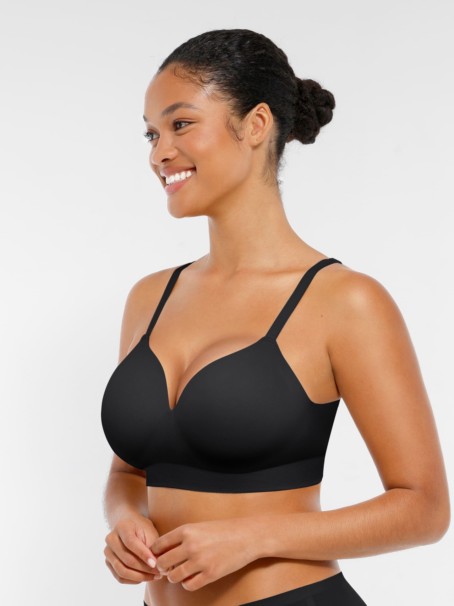 Vibecurve® Wireless Seamless Push-Up V-neck Bra