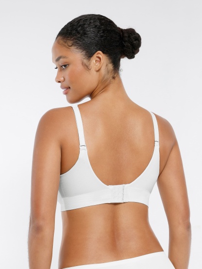 Vibecurve® Wireless Seamless Push-Up V-neck Bra