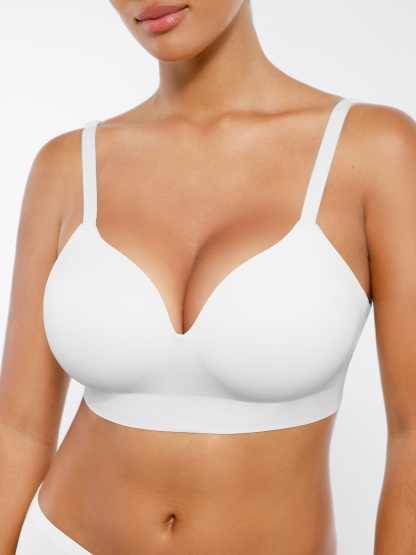Vibecurve® Wireless Seamless Push-Up V-neck Bra