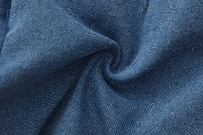 Vibecurve® Buckle Down High-Rise Denim Skort