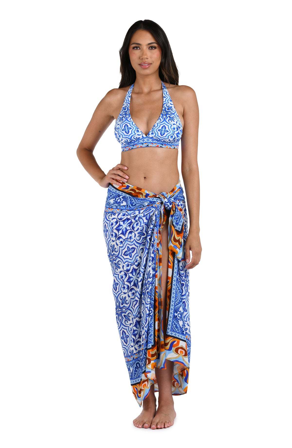 Vibecurve® Versatile Beach Print Cover Up