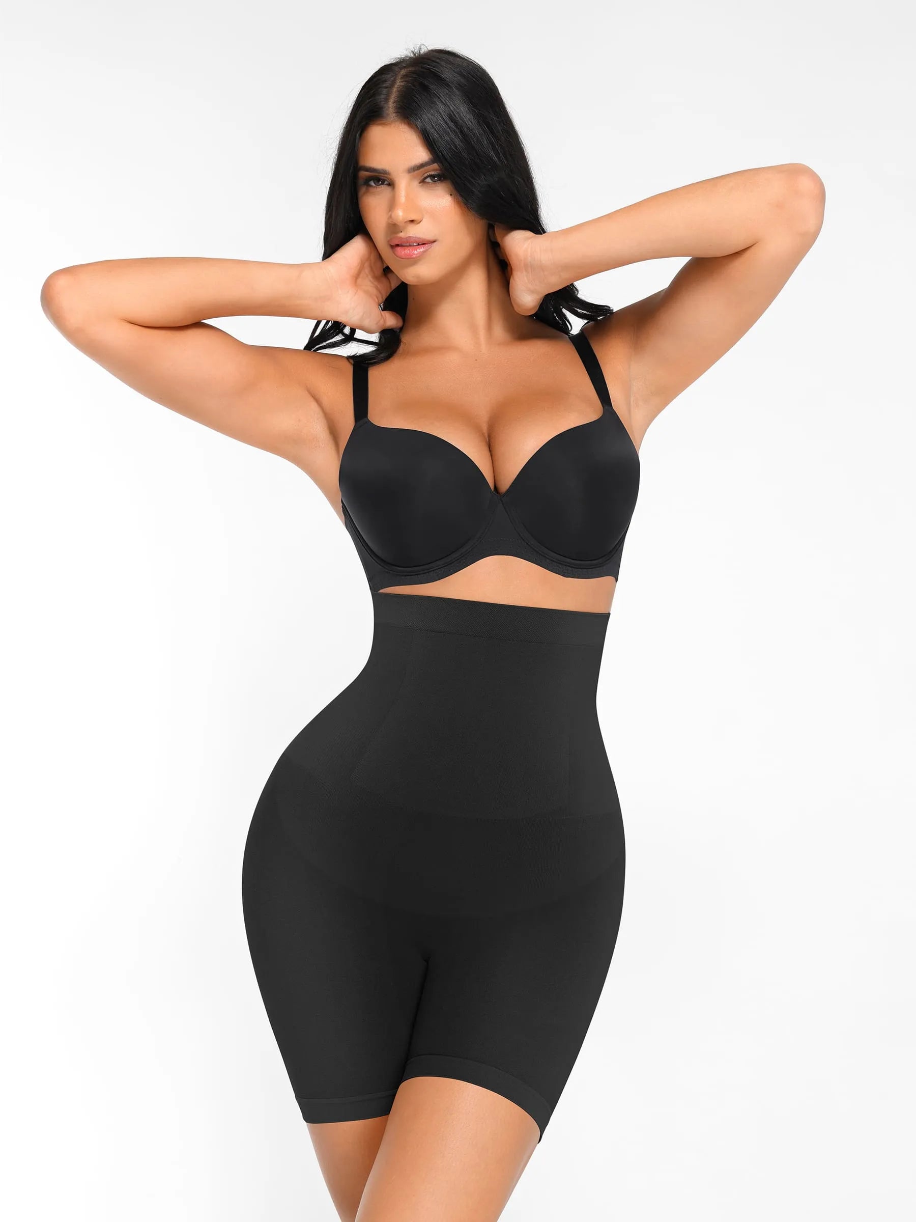 Vibecurve®High Waist Tummy Control Postpartum Belly Slimming Boyshort Seamless Fitness Sports Shorts