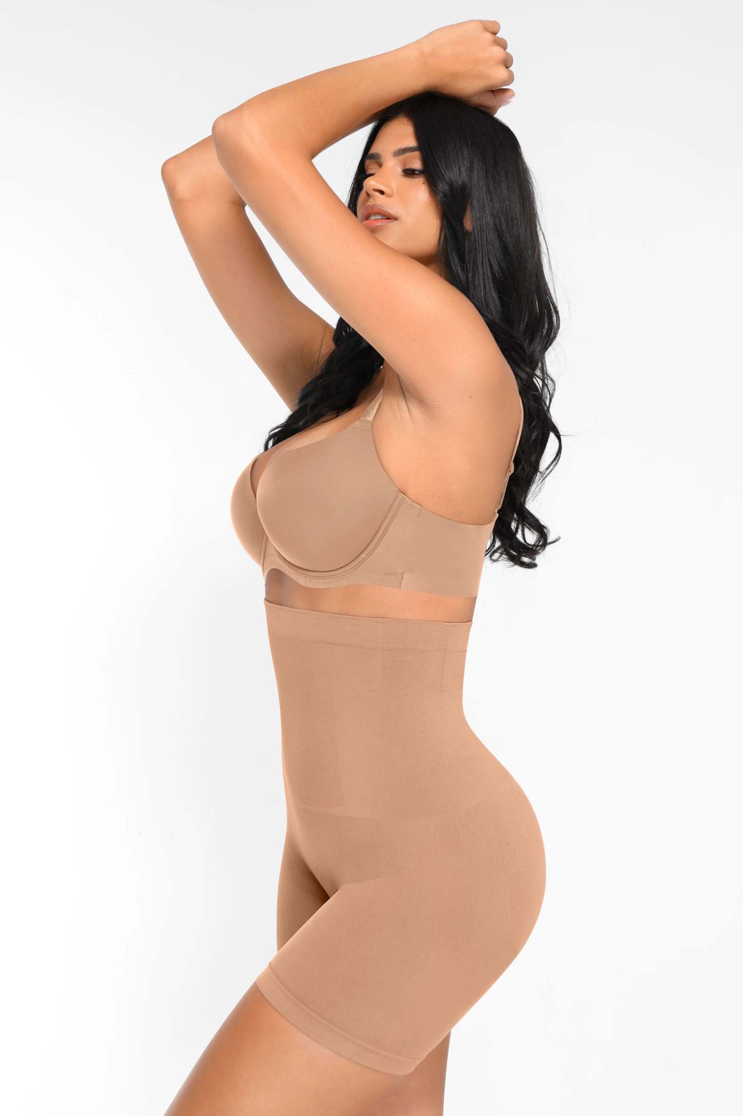 Vibecurve®High Waist Tummy Control Postpartum Belly Slimming Boyshort Seamless Fitness Sports Shorts