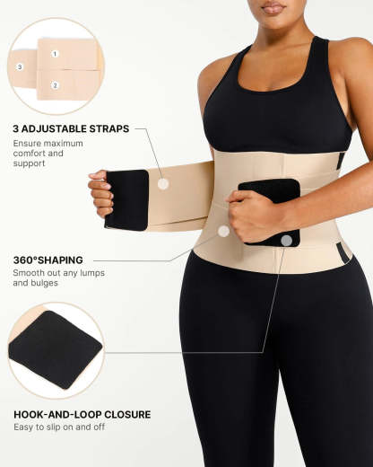 Vibecurve®Triple Wrap Tummy Control Waist Trainer Belt