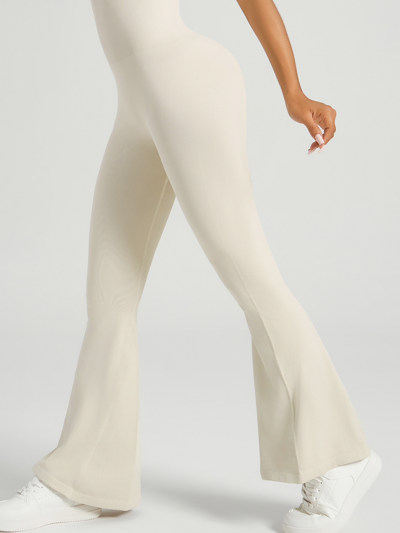 Vibecurve® Women's Sexy Square Neck Jumpsuit Full-Length Stretch Jumpsuit